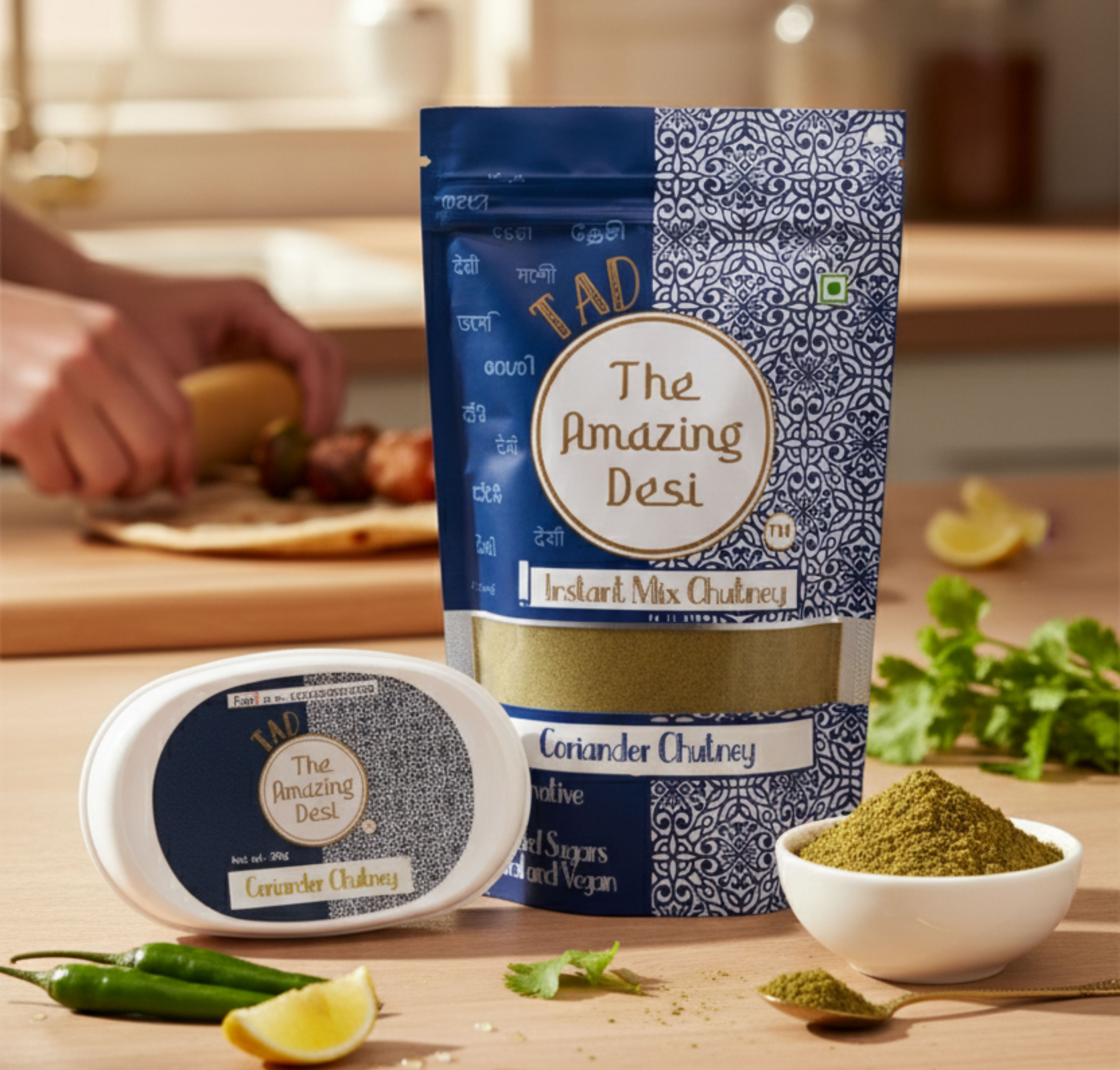TAD Coriander Chutney - 30gm - Image 5