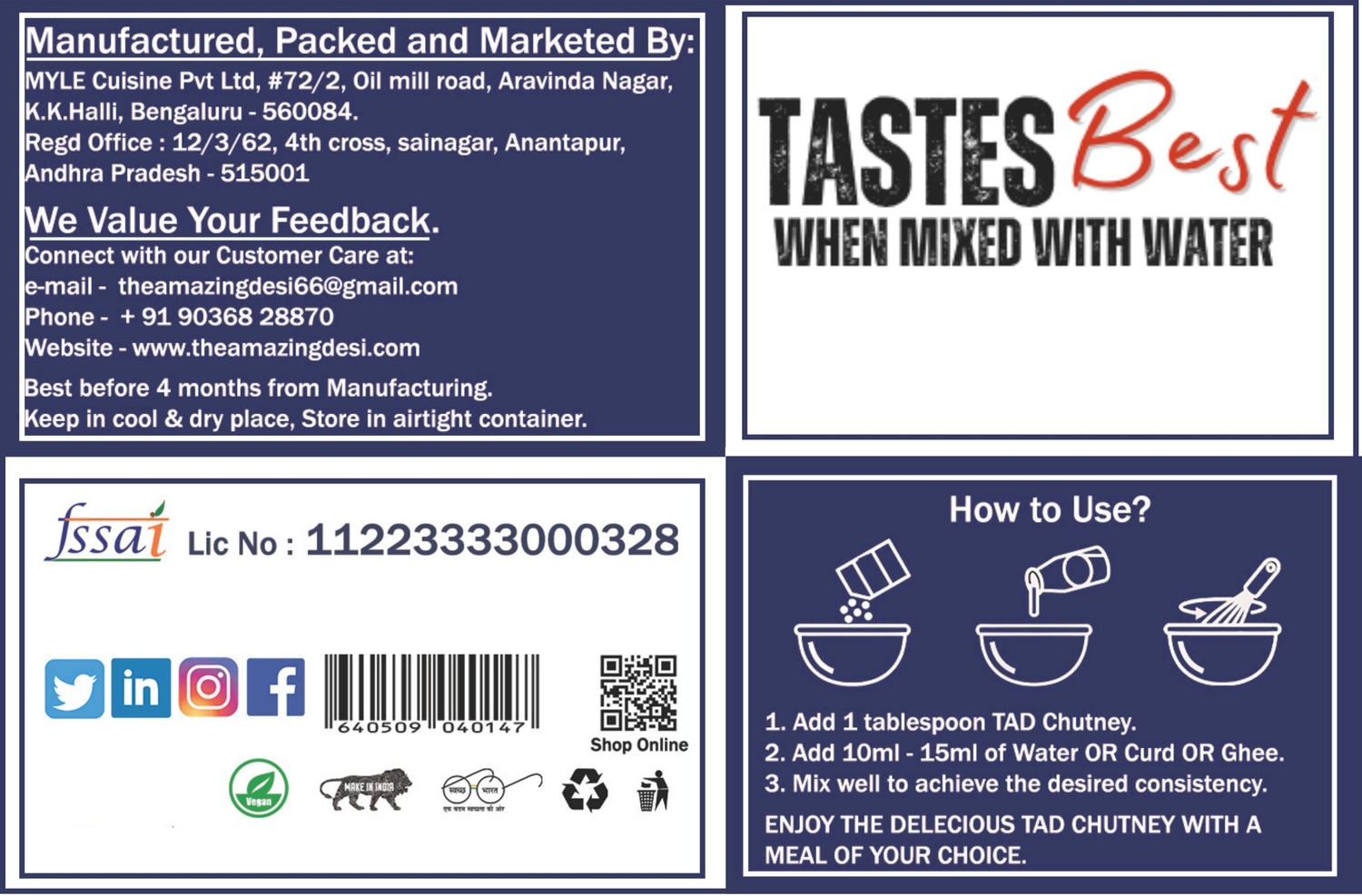 TAD Garlic Chutney - 100gm - Image 8