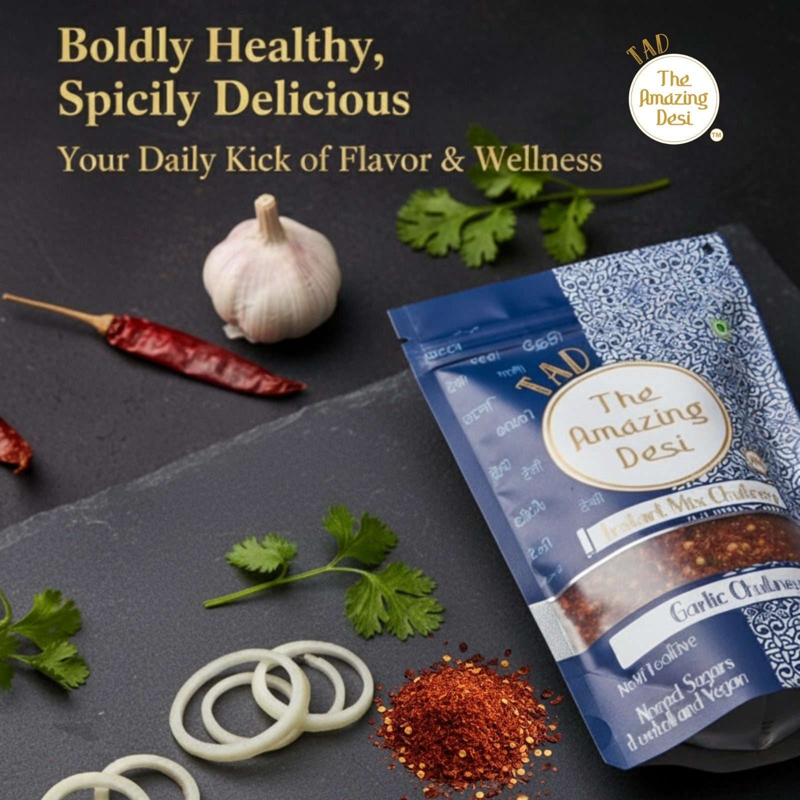 TAD Garlic Chutney - 100gm - Image 4