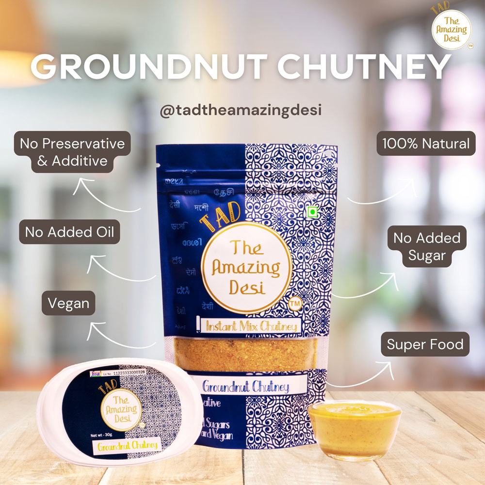 TAD Groundnut Chutney - 100gm
